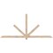 Ekena Millwork Kennewick Smooth Timber Gable Bracket, Douglas Fir, 96"W x 44"H x 3 1/2"D x 3 1/2"F, 11/12 Pitch GBW096X44X0404KEN00SDF - alternate 1